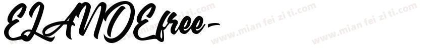 ELANDE free字体转换
